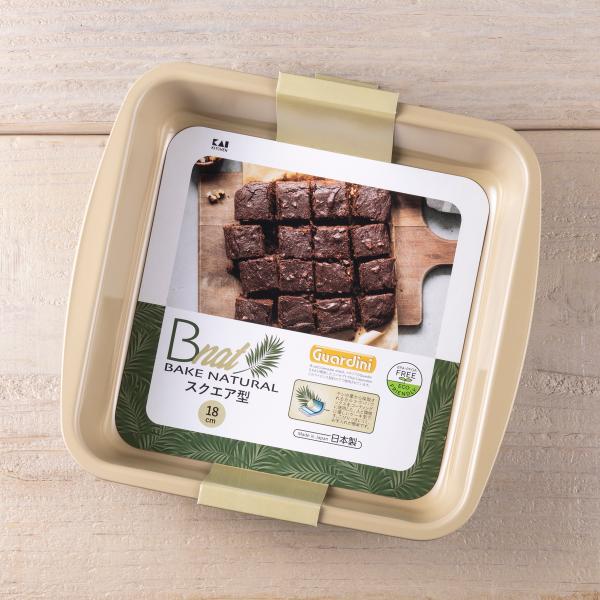 KAI 貝印 貝印 B-nat スクエア型18cm #DL7108