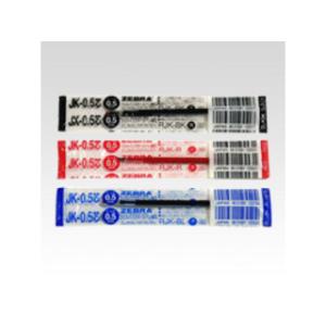 ZEBRA/ゼブラ ボールペン替芯 JK-0.5芯 赤 JK-0.5芯-R RJK-R