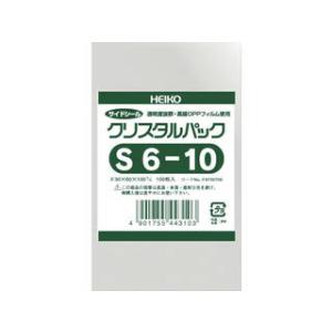 SHIMOJIMA シモジマ  HEIKO/ヘイコー OPP袋 テープなし クリスタルパック 675...