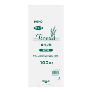 SHIMOJIMA シモジマ ＰＰ食パン袋（１００枚入）半斤用