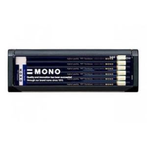 Tombow/トンボ鉛筆  鉛筆 MONO(モノ) 4H 12本入り 消しゴム付き MONO4H