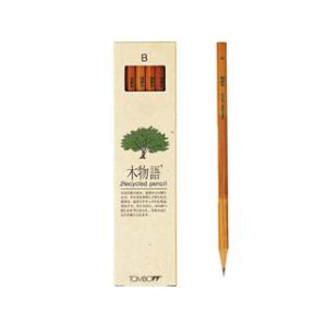 Tombow/トンボ鉛筆 鉛筆 木物語 B 鉛筆(リサイクル芯) LA-KEAB｜murauchi