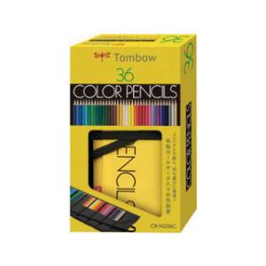トンボ鉛筆 布製ロールケース入色鉛筆36色NQ CR-NQ36C : 教材自立
