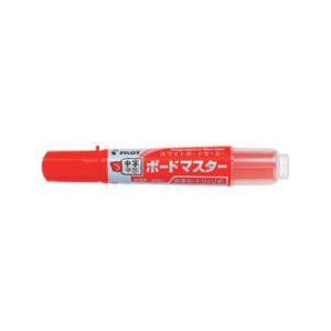 PILOT パイロットコーポレーション ホワイトボードマーカー ボードマスター 中字平芯 レッド W...