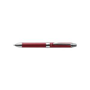 Pentel/ぺんてる  ビクーニャ EX 多機能ペン レッド 2色ボールペン0.7(黒・赤)+シャープ0.5 BXW1375B