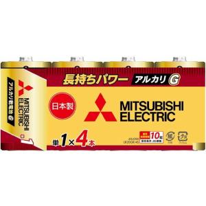 MITSUBISHI 三菱 LR20GR/4S　アルカリ乾電池G　単1形(4個入)｜murauchi