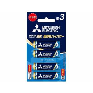 MITSUBISHI 三菱 LR6EXR/4BP　アルカリ乾電池EX　単3形(4個入)｜murauchi