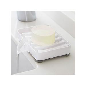 YAMAZAKI 山崎実業 【MIST/ミスト】水が流れるソープトレー　ホワイト
