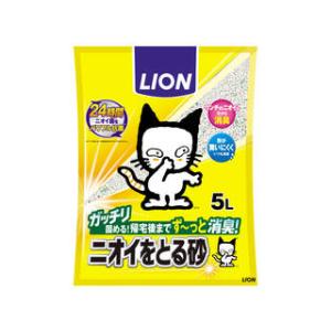 LION PET ライオン商事 ペットキレイ ニオイをとる砂 5L｜murauchi