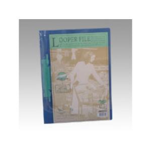 LIHIT LAB./リヒトラブ ルーパーファイル A4S 2穴 緑 ルーパーファイル・A4判タテ型...