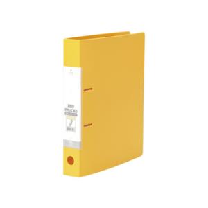 LIHIT LAB./リヒトラブ リクエスト D型リングファイル A4S 黄 A4判タテ型(背幅46...