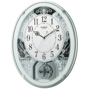 RHYTHM 』リズム スモールワールドシーカーJ 電波からくり掛け時計