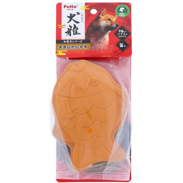 Petio ペティオ 犬用おもちゃ 犬雅 和菓子ラテックス 大きなたいやき