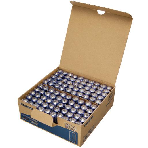 TOSHIBA/東芝 LR6L 100P アルカリ乾電池 単3形 100本入