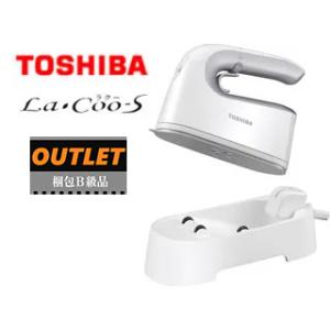 TOSHIBA 東芝  【梱包B級品】La・Coo S TAS-X4(S) [シルバー]　コードレス衣類スチーマー｜murauchi