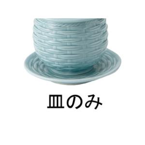 丸モ高木陶器  ＡＺ１７９−２２　青磁篭目台皿｜murauchi