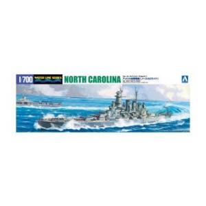AOSHIMA アオシマ 1/700 ウォーターライン アメリカ海軍 戦艦 ノースカロライナ｜murauchi