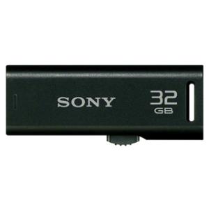 SONY ソニー ドラクエ10オンライン動作確認済 スライドアップ USBメモリー 32GB USM32GR-B ブラック｜murauchi