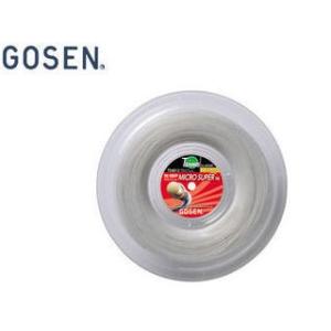 GOSEN/ゴーセン  TS4012W 2ミクロスーパ16Ｌ テニス用 【220m】 （ホワイト）｜murauchi