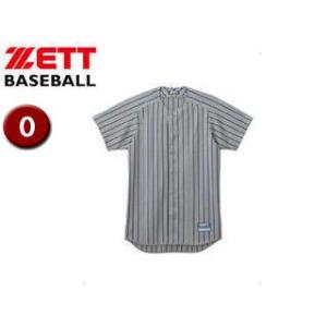 ゼット ZETT  BU521-1329 フルオープン ストライプメッシュシャツ 【O】 （シルバー...