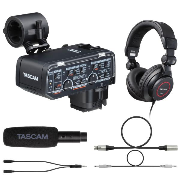 TASCAM タスカム CA-SET-C カメラ用XLRマイクアダプターCA-XLR2dスターターセ...