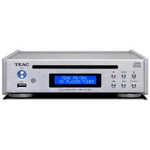 TEAC 【納期7月以降】PD-301-X/S(シルバー)　ワイドFMチューナー搭載CDプレーヤー ...