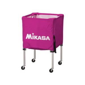 MIKASA/ミカサ 器具 ボールカゴ 箱型・小（フレーム・幕体・キャリーケース3点セット） バイオレット BCSPSS-V｜murauchi