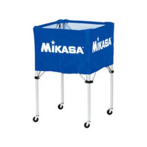 MIKASA/ミカサ 器具 ボールカゴ 箱型・大（フレーム・幕体・キャリーケース3点セット） ブルー...