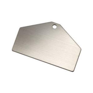 J.G.C. 日本緑十字社 ステンレス製ベース札(無地札) シルバー 50×80×0.8mm 10枚...