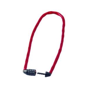 J.G.C. 日本緑十字社 チェーンロック(ダイヤル錠タイプ) 赤 CD-100R 全長1000mm...