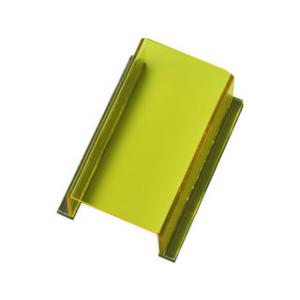 J.G.C. 日本緑十字社 スイッチカバー標識 透明黄無地タイプ 80×40×34mm アクリル製 ...