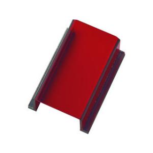 J.G.C. 日本緑十字社 スイッチカバー標識 透明赤無地タイプ 80×40×34mm アクリル製 ...