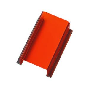 J.G.C. 日本緑十字社 スイッチカバー標識 透明オレンジ無地タイプ 80×40×34mm アクリ...