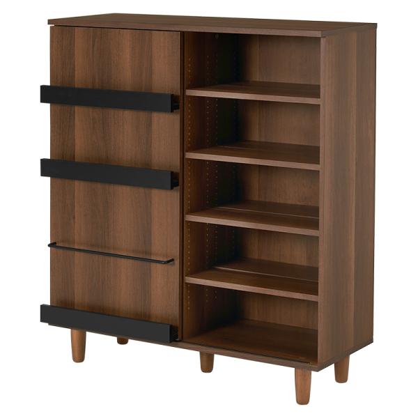 萩原 ハギハラ ブックシェルフ ブラウン　VKB-7273WN