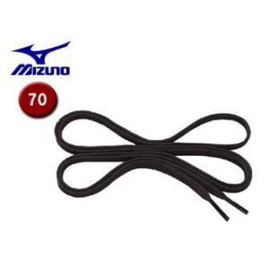 ミズノ mizuno  8ZA210-09 フラットシューレース 平型 【70cm】 (ブラック)｜murauchi