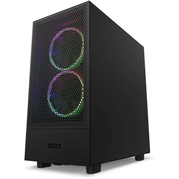 NZXT ミドルタワーケース H5 Flow ブラック CC-H51FB-01