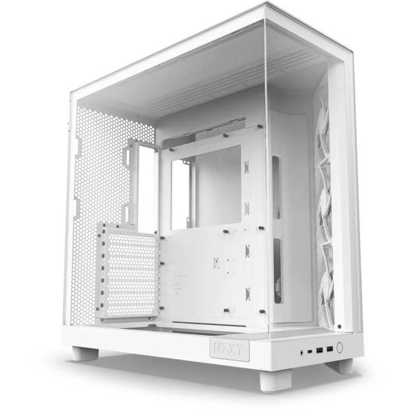 NZXT PCケース H6 Flow ホワイト CC-H61FW-01