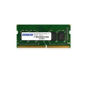 ADTEC アドテック  ノート型ワークステーション用メモリ DDR4-2400 SO-DIMM ECC 16GB ADS2400N-E16G｜murauchi