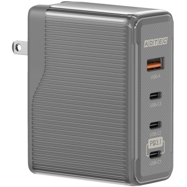 ADTEC アドテック 合計150W PD3.1 単独140W PD充電器 APD-V150AC3-...