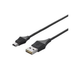 BUFFALO/バッファロー  どっちもUSB2.0ケーブル （A to miniB） 1m ブラッ...