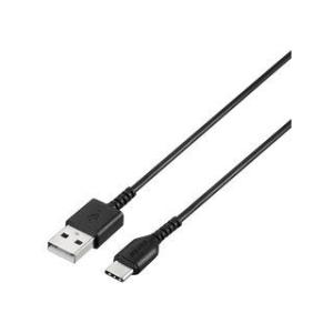 BUFFALO/バッファロー  USB2.0 Type-Cケーブル A-C 0.5m ブラック BSMPCAC105BK｜murauchi