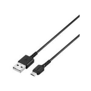 BUFFALO/バッファロー  USB microBケーブル スリム 0.5m ブラック BSMPC...