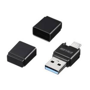 BUFFALO/バッファロー  microB＆USB3.0 microSD専用スマホ向けカードリーダ...