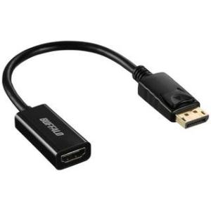 BUFFALO バッファロー DP-HDMI変換アダプタ ブラック BDPHDBK