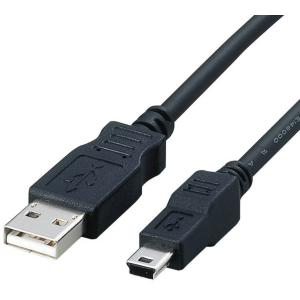 ELECOM エレコム  USB-FSM503 フェライトコア内蔵 USB2.0ケーブル ミニBタイプ 0.3m｜murauchi