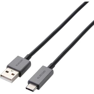 ELECOM エレコム  USB2.0ケーブル(カラフル、A‐C) 1.2m MPA-FACCL12BK ブラック｜murauchi