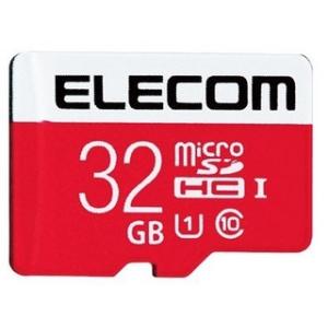 ELECOM エレコム  microSDHCカード/UHS-I/U1/Class10/NINTENDO SWITCH検証済/32GB GM-MFMS032G｜murauchi