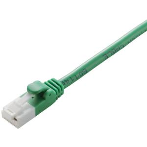 ELECOM エレコム  CAT5E準拠 爪折れ防止 LANケーブル 10m 簡易パッケージ LD-CTT/GN10/RS グリーン｜murauchi