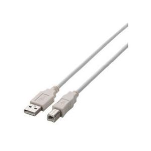 ELECOM エレコム  USB2.0ケーブル/A-Bタイプ/ノーマル/3m/ホワイト U2C-BN30WH｜murauchi