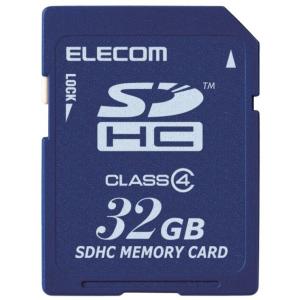 ELECOM エレコム SDHCカード/Class4/32GB/法人専用/簡易パッケージ MF-FSD032GC4/H｜murauchi